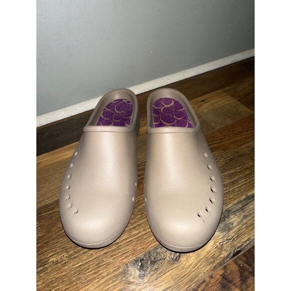Crocs Women's Freesail Clogs Slip Ons Tan Mule Size 11 - Picture 1 of 11